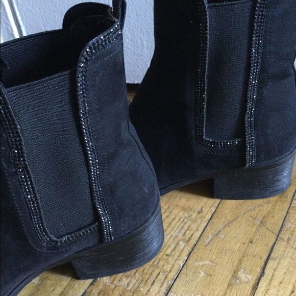 Kenneth Cole reaction 7.5 ankle boots black bling - Picture 7 of 11